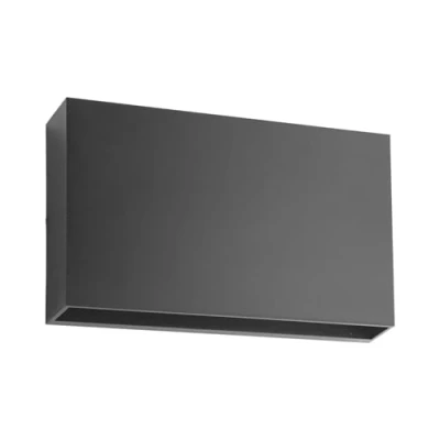 Imagen de LED lámpara de pared exterior &#039;Jarte&#039; (Moderno) en Negro hecho Plástico (1 llama,) Lindby lámparas para aplique, exterior, aplique