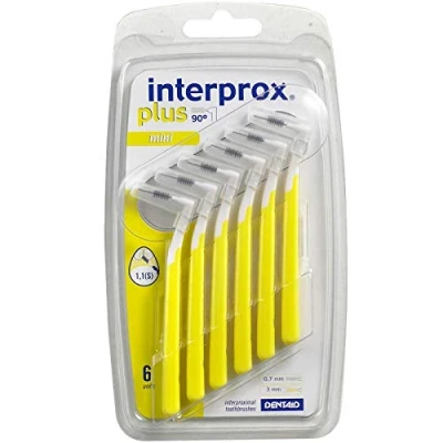 Imagen de Interprox plus Cepillos interdentales amarillo mini 3 x 6 piezas
