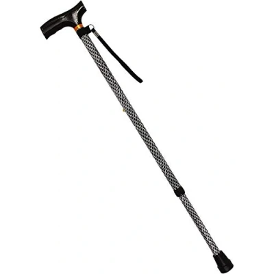 Imagen de Homecraft Bastón (longitud regulable, 83,2 94 cm), color negro