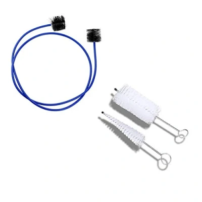 Imagen de Cepillos de Limpieza Trompeta Kit y Cuidado Válvula Boquilla Herramientas Musicales Mantenimiento Accesorio Azul