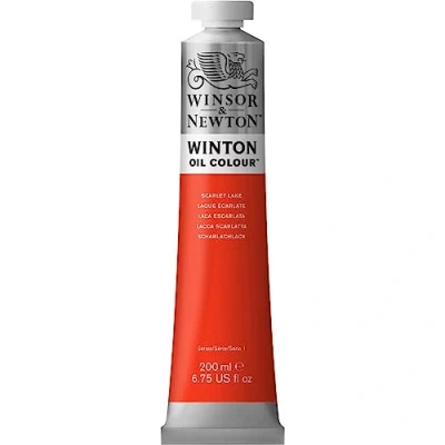 Imagen de Winsor &amp; Newton Winton Tubo de Pintura al Óleo, 200 ML, Naranja (Laca Escarlata)