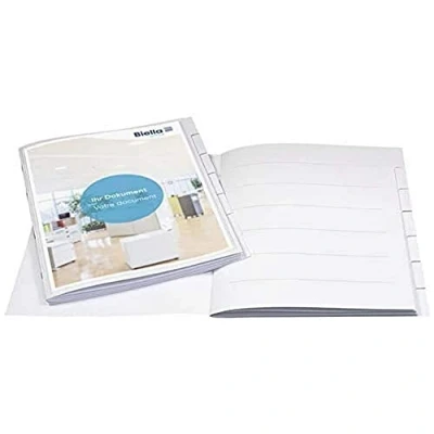 Imagen de Biella Premium Pearl Carpeta de presentación, A4 vertical, blanco (Orga File # 1)
