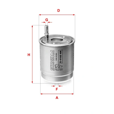 Imagen de SOFIMA S 4160 NR Filtro Combustible Cartucho filtrante 9,8 KIA: Ceed III Hatchback, Sportswagon