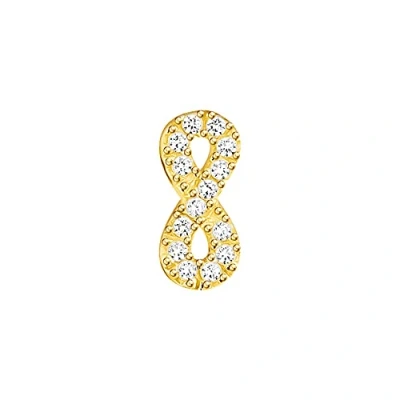 Imagen de THOMAS SABO Pendientes Individuales Infinity Plata Bañada en Oro H2216 414 14, Amarillo