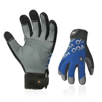 Imagen de Vgo... Guantes de Trabajo Invierno Impermeables Hombre Jardinería, Termicos Frio para Congelador Almacén, 1 par