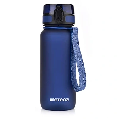 Imagen de meteor Botella Agua sin BPA Tritan Plastico Water Bottle Reutilizable para Niños Juventud y Adultos Deportes Oficina Escuela Gimnasio Ciclismo Correr Picnic