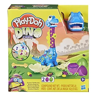 Imagen de Play Doh Juguete Dino Cuello Largo Crew niños a Partir de 3 años con 2 Huevos