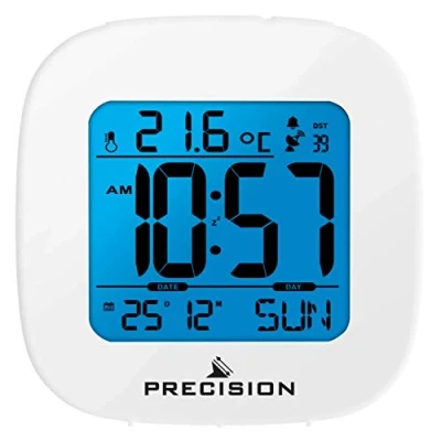 Imagen de Precision AP058 Reloj Despertador, Color Blanco, Talla única