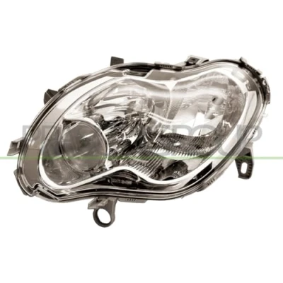 Imagen de PRASCO ME3044904 Faros izquierda H1, H7 con servomotor para reg. alcance luces