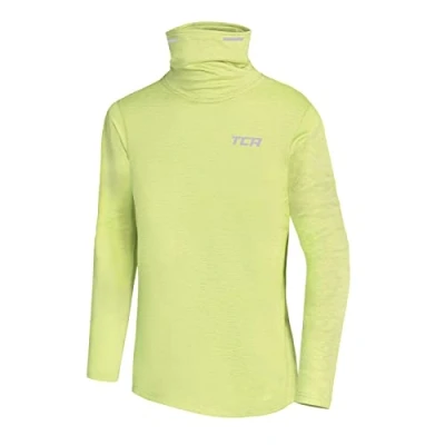 Imagen de TCA Camiseta Térmico de Running con Cuello Embudo para Ñino Verde Brillante, 8 Anos 10