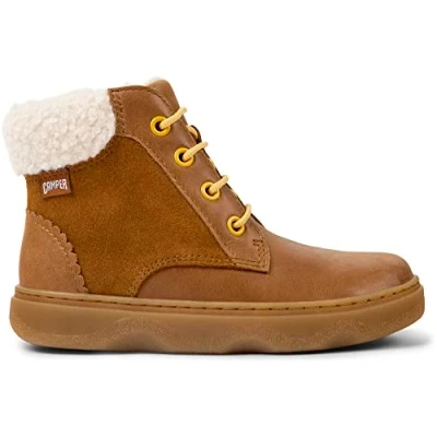 Imagen de Camper Kiddo KIDS Unisex Botines con cordones para niños, Talla: 26, Medium brown Zapatos