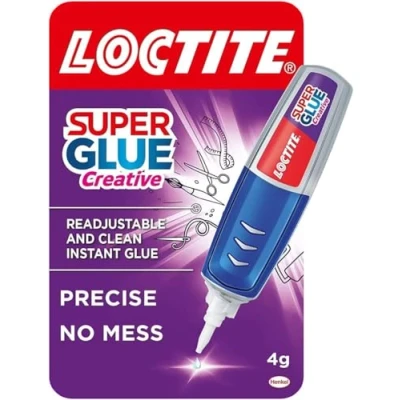 Imagen de Loctite Super Glue Creative Pen Bolígrafo de pegamento para una aplicación precisa, gel superglue que se seca transparente reparaciones invisibles, superficies