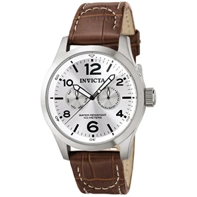 Imagen de Invicta I Force, Reloj de cuarzo para hombre acero inoxidable, 48 mm, Marrón / Plata