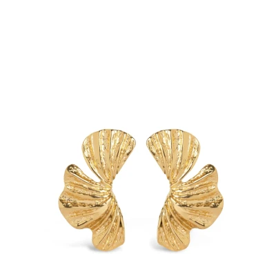 Imagen de SINGULARU Pendientes Portobello. Acero con Baño en Oro de 18 Kt. Joyas Para Mujer
