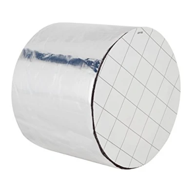 Imagen de Unecol 8427 Cinta (butilo, Rollo), Plateado, 10 m x 100 mm