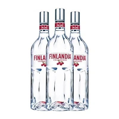 Imagen de Vodka Finlandia Cranberry Botella Misil 1 L (Caja de 3 L)