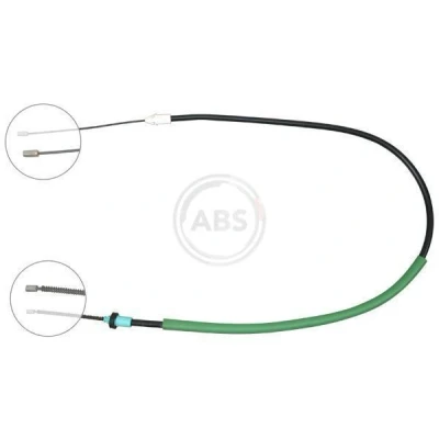 Imagen de A.B.S. K16647 Cable de Freno Mano 1321 Tambor para dirección izquierda/derecha RENAULT: CLIO 2