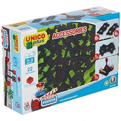 Imagen de Unicoplus Accesorios Circuito Tren de 22 Unidades, Color Gris, 8539 0000