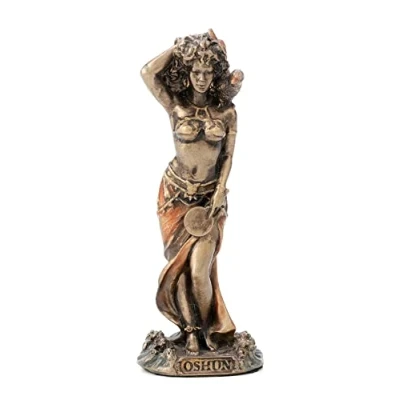 Imagen de Mini Figura Boda: Oshun, Diosa de La Fertilidad, Amor y Beauté, H 9 cm