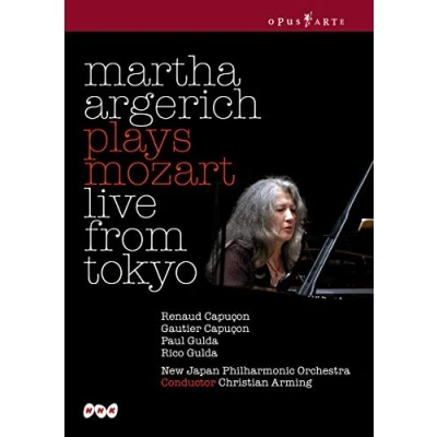 Imagen de Martha Argerich plays Mozart Live from Tokyo [Reino Unido] [DVD]