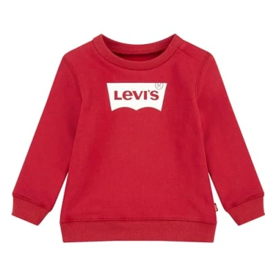 Imagen de Levi&#039;s Batwing Crewneck Sudadera para niños, Talla: 62, red/white