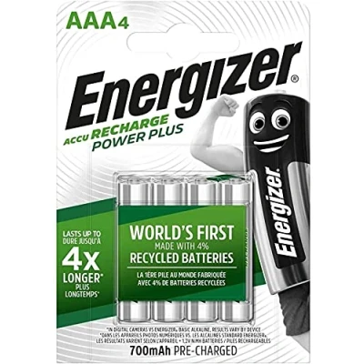 Imagen de Energizer NiMH Power Plus AAA 700mAh Blister de 4