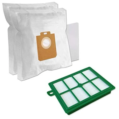 Imagen de Set Filtro HEPA + 10 Bolsas de aspiradora para AEG UltraOne, VX6 VX7 VX8, UltraSilencer, SilentPerformer, PowerForce