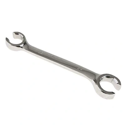 Imagen de SENRISE llave de tuerca acampanada, 1 unidad, anillo abierto doble extremo, tubo freno, métrica para reparación del hogar y auto (8 x 10 mm)