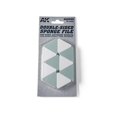 Imagen de AK Interactive AK9029 Double Sided Sponge File 10 Units