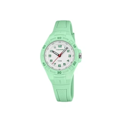 Imagen de CALYPSO Reloj Infantil K5832/1 Junior Collection Caja de Caucho Multi Correa Verde