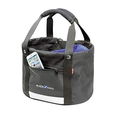 Imagen de RIXEN&amp;KAUL Rixen &amp; Kaul Comfort Mini Bolsa para Manillar Negro, Hombre, 24 x 23 cm