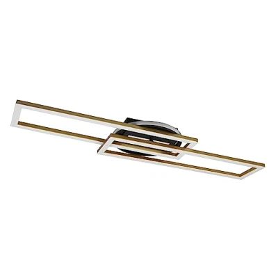Imagen de Reality, Plafón, Twister incl. 1 x LED,SMD,30,0 Watt,2700 6000K,4500 Lm. Cuerpo: Metal, Bronce mate A:90,5cm, L:24,0cm, A:8,5cm Mando a distancia,Regulador integrado,Pivotante