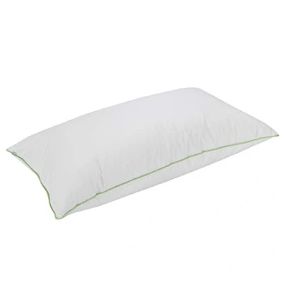 Imagen de Pikolin Home Almohada Deluxe de Plumón y Pluma (70% Plumón) Doble Funda Algodón Antiácaros, Firmeza Media, para Dormir Lado o cambiando Postura