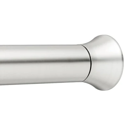 Imagen de Amazon Basics Barra de tensión para Cortina Ducha o Marco Puerta, Níquel, 137 a 229 cm