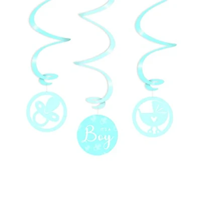 Imagen de PD Party Hanging Swirls, Color azul (7023302)