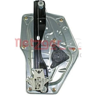 Imagen de Metzger Elevalunas Atrás derecha eléctrico con placa soldada sin electromotor 2160251 SKODA: Superb II Hatchback