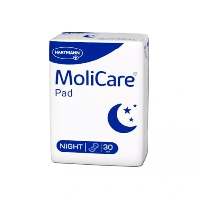 Imagen de MoliCare Pad Night Compresas de incontinencia anatómicas para proteger contra la leve (30 unidades)