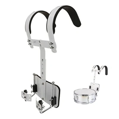 Imagen de Snare Drum Carrier, Ajustable Marching Marco Trasero De Aluminio Esponja Engrosada Hombreras, para Percusión (Size : Small Drum)