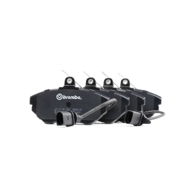 Imagen de BREMBO P 85 044 Juego de pastillas freno con contacto avisador desgaste tornillos pinza sin accesorios AUDI: A4 B6 Avant