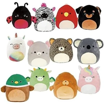 Imagen de Chaisones longues de peluche Squishmallows 133633, coloridos, talla única, 1 unidad aleatoria