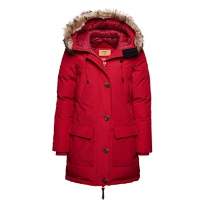Imagen de Superdry Rookie Abrigo de plumas, Mujer, Talla: XS, Chilli pepper