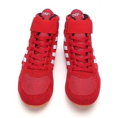Imagen de Zapatos de boxeo,Zapatillas Lucha,Botas Boxeo,Unisex,Superior Malla Transpirable,Antideslizantes,Confort,Duraderos,Capacitación Fitness Boxeo,para Hombre,Mujer,Juvenil