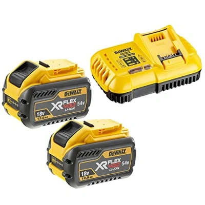 Imagen de 2 baterías Dewalt DCB548 de 18 V / 54 XR Flexvolt 12.0 Ah + DCB118 Flev Volt cargador