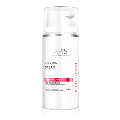 Imagen de APIS COUPEROSE STOP Crema de vitaminas para pieles sensibles con problemas cuperosis vitamina C, ginko, ceramidas y ácido hialurónico Alivio la
