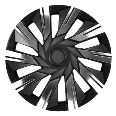 Imagen de J TEC Tecna J15510 Tapacubos 15Pulgada negro, cromo