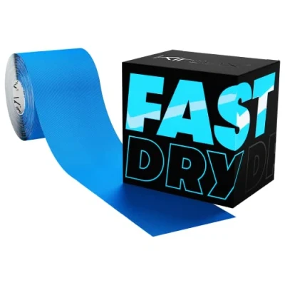Imagen de KINTEX Cinta Kinesiologica Kinesiotape Resistente al Agua y a la Piel, 5cmx5m, para Deporte, Cintas Elásticas Fisioterapia Venda Elástica Adhesiva Vendas (Azul)