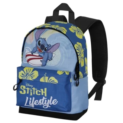 Imagen de Karactermania Disney LILO AND Stitch Lifestyle Small HIGH Mochila escolar para niños, Talla: One Size, Azul