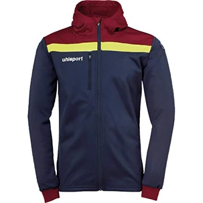 Imagen de Uhlsport Offense 23 Multi Hood Jacket Chaqueta Con Capucha Para Hombre, azul marino/burdeos/amari, XXL