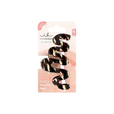 Imagen de Invisibobble CLIPSTAR cacao Cream Pinza grande en tono con diseño orgánico, ideal para cabello voluminoso Sujeción segura y estilo sofisticado