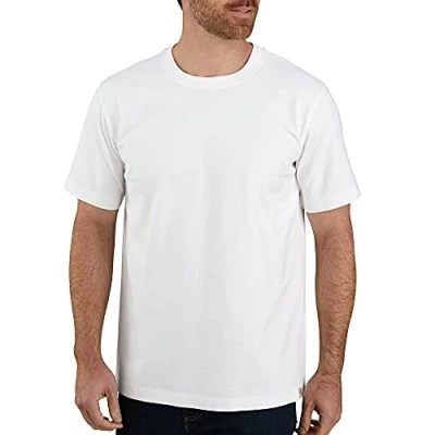 Imagen de Carhartt Camiseta de manga corta con tejido grueso, Relaxed Fit Para Hombre, Blanco, XS